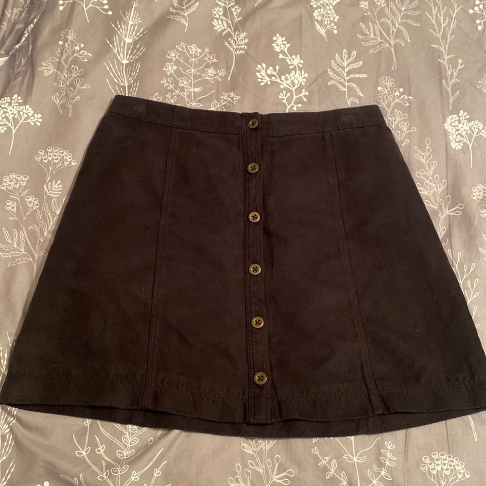 Hollister button down skirt